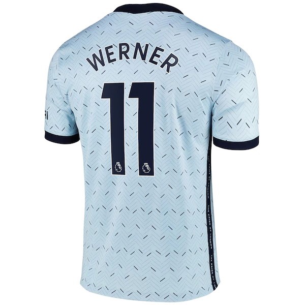 Camiseta Chelsea NO.11 Werner 2ª 2020-2021 Azul